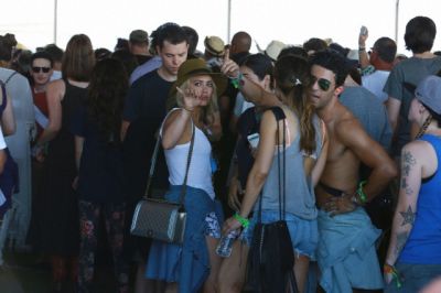 Hilary Duff al Coachella Music Festival 12 aprile 2014 con Mike, Alanna e amici
