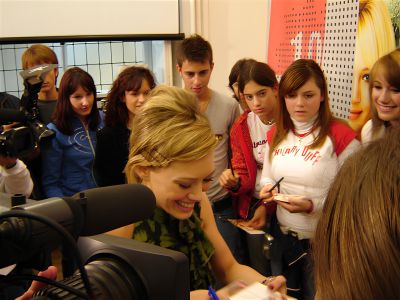 Hilary Duff a TRL Milano
