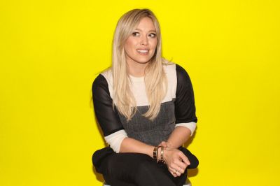 Hilary Duff durante l'intervista per BuzzFeed
